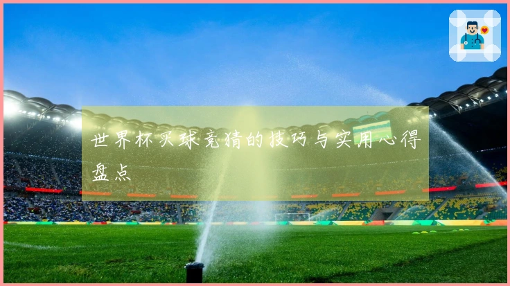 世界杯买球竞猜的技巧与实用心得盘点