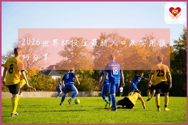 2026世界杯投注最新入口及实用技巧分享