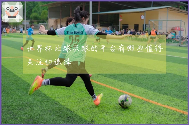世界杯让球买球的平台有哪些值得关注的选择